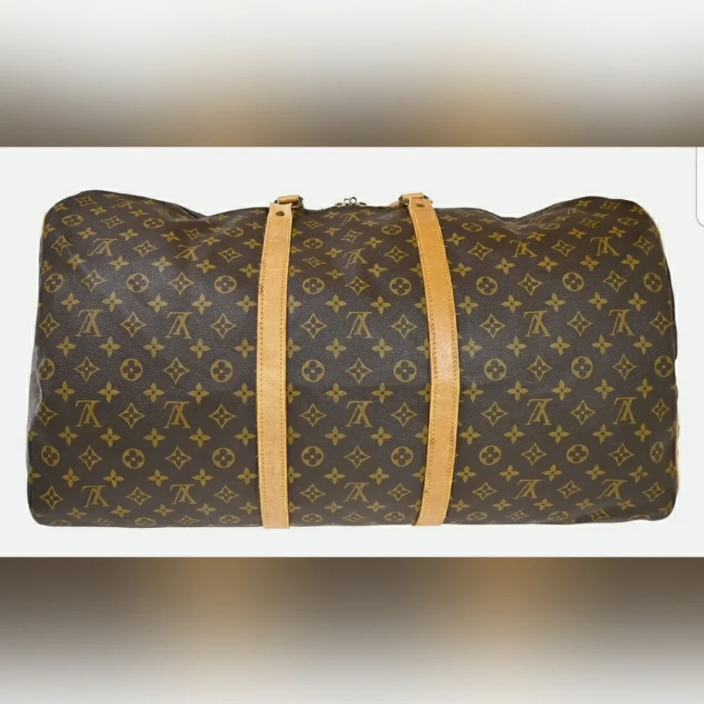 🌬LOUIS VUITTON Keepall 60 Travel Hand Bag Monogra - Picture 3 of 16